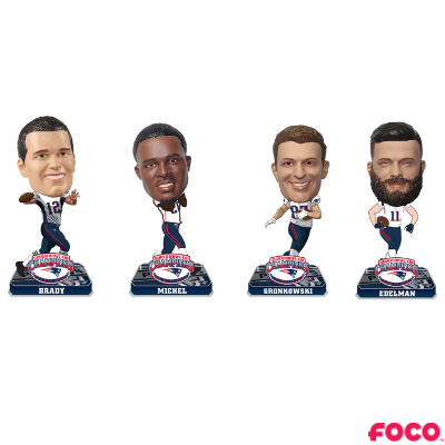 New England Patriots Super Bowl LIII 53 Bobbleheads (ONLINE ORDER ONLY)