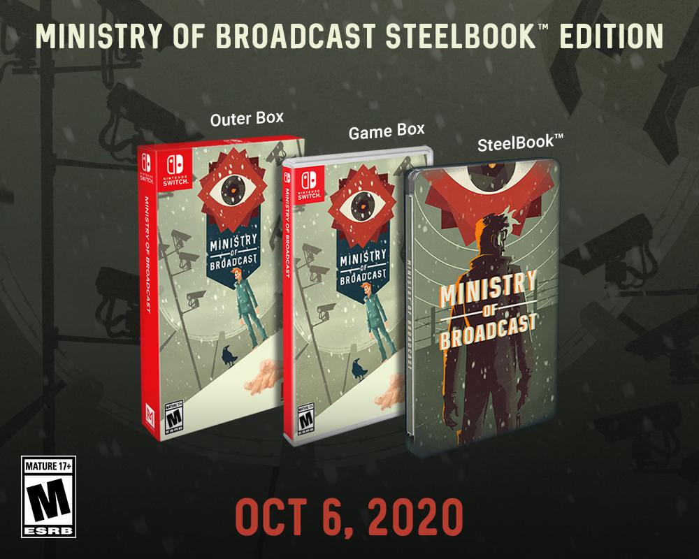 Ministry of Broadcast Steelbook Edition (Nintendo Switch) (ONLINE ORDER ONLY)