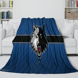 Minnesota Timberwolves Blanket Flannel Fleece Throw Room Decoration (Online Order Only)