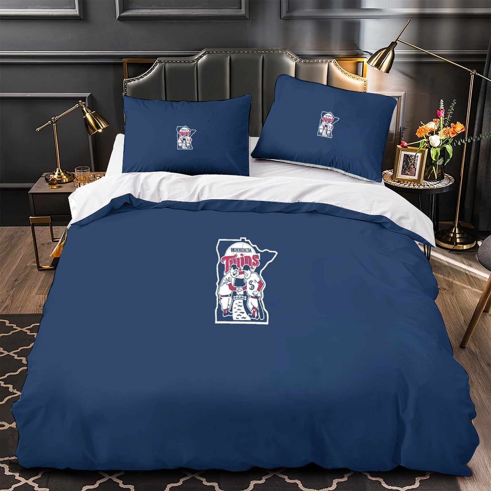 Minnesota Twins Bedding Set Quilt Cover Without Filler (Online Order Only)