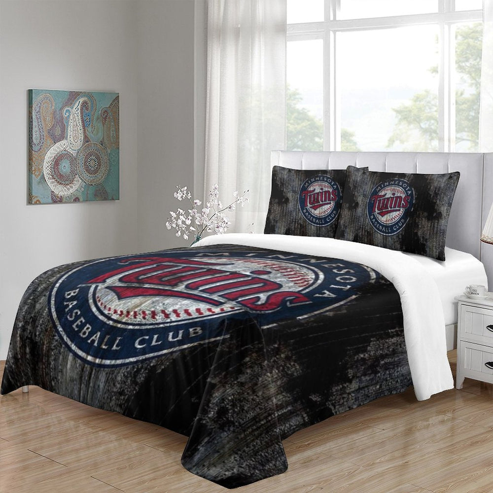 Minnesota Twins Bedding Set Quilt Cover Without Filler (Online Order Only)