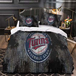 Minnesota Twins Bedding Set Quilt Cover Without Filler (Online Order Only)