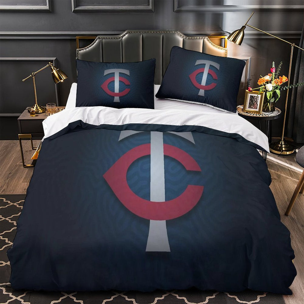 Minnesota Twins Bedding Set Quilt Cover Without Filler (Online Order Only)