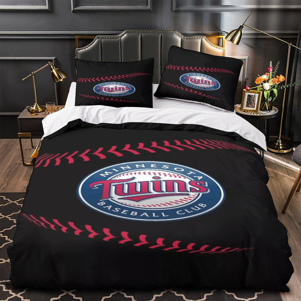 Minnesota Twins Bedding Set Quilt Cover Without Filler (Online Order Only)