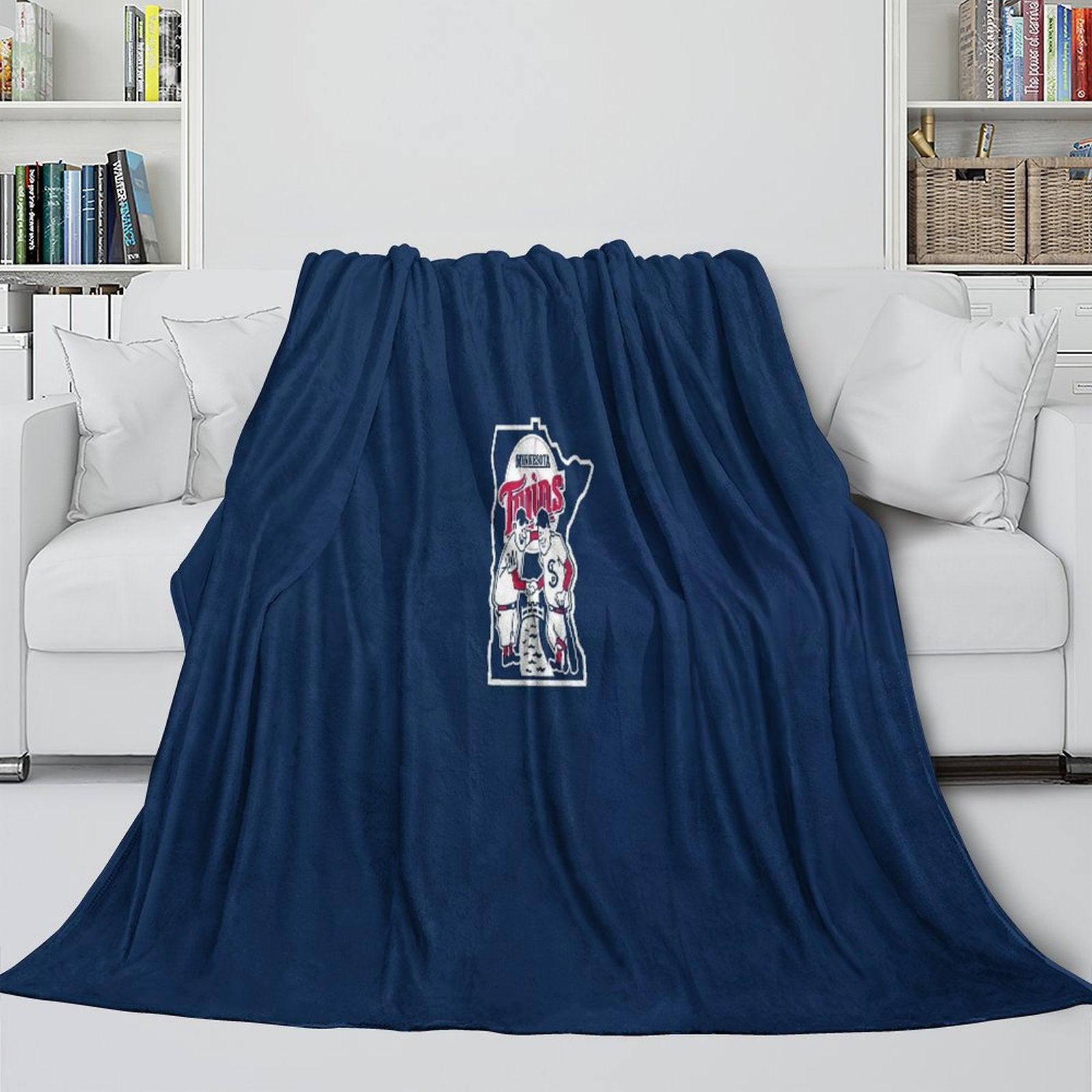 Minnesota Twins Blanket Flannel Throw Room Decoration (Online Order Only)