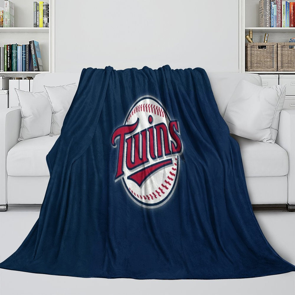 Minnesota Twins Blanket Flannel Throw Room Decoration (Online Order Only)