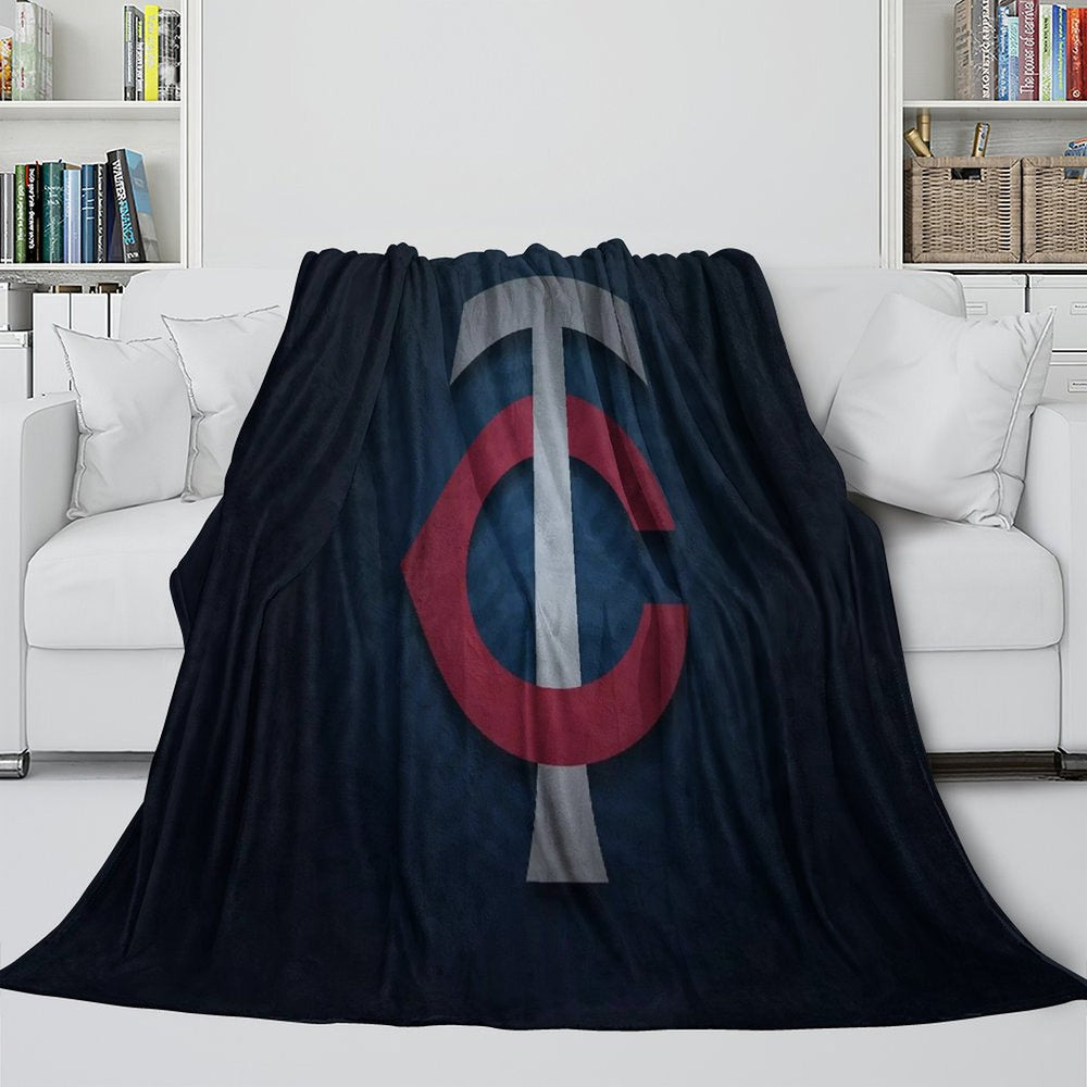 Minnesota Twins Blanket Flannel Throw Room Decoration (Online Order Only)