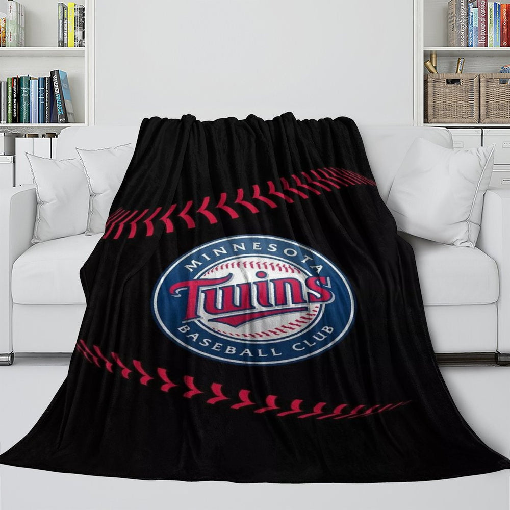 Minnesota Twins Blanket Flannel Throw Room Decoration (Online Order Only)