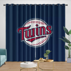 Minnesota Twins Curtains Blackout Window Drapes Room Decoration (Online Order Only)