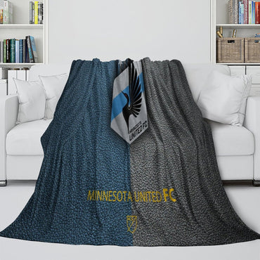 Minnesota United FC Blanket Flannel Fleece Throw Room Decoration (Online Order Only)