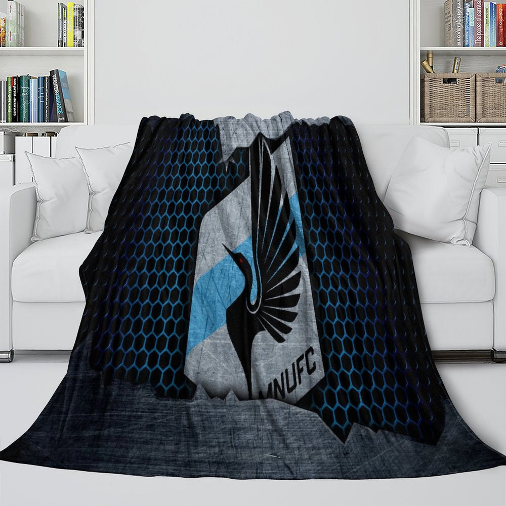 Minnesota United FC Blanket Flannel Fleece Throw Room Decoration (Online Order Only)