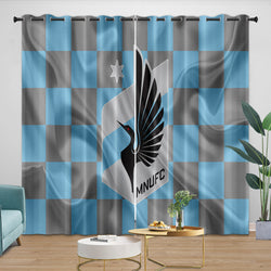 Minnesota United FC Curtains Blackout Window Drapes Room Decoration (Online Order Only)