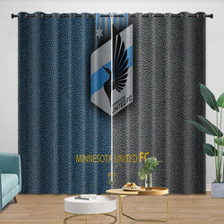 Minnesota United FC Curtains Blackout Window Drapes Room Decoration (Online Order Only)