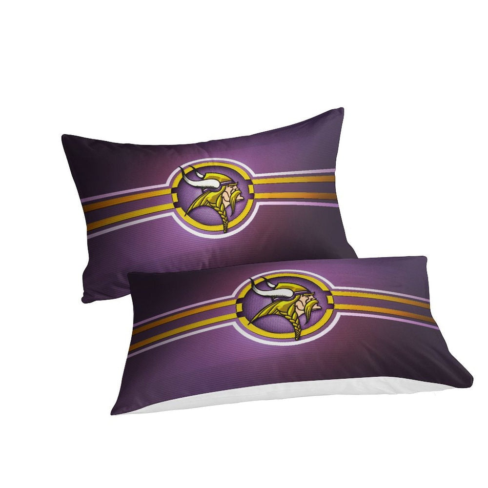Minnesota Vikings Bedding Set Duvet Cover Without Filler (Online Order Only)