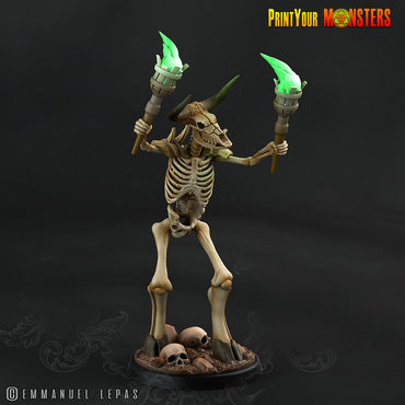 3D Printed Print your Monster The Ancient Bones Pack - Bone Minotaurs 28mm 32mm D&D (Online Only)