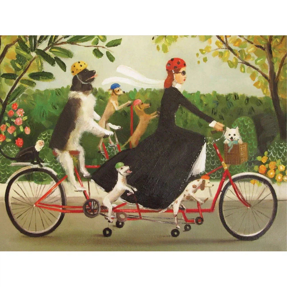 Miss Moon's Bike 1000 Piece Jigsaw Puzzle NYPC (ONLINE ORDER ONLY)