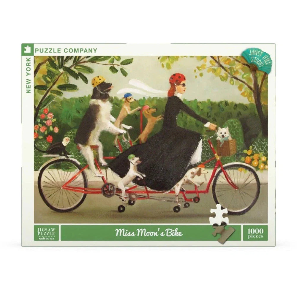 Miss Moon's Bike 1000 Piece Jigsaw Puzzle NYPC (ONLINE ORDER ONLY)
