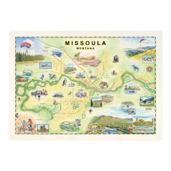 Missoula Montana 1000 Piece Jigsaw Puzzle Xplorer Maps