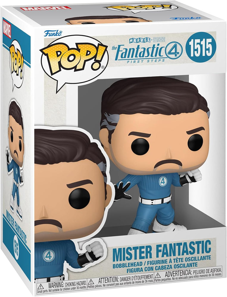 The Fantastic Four: First Steps Mister Fantastic Funko Pop! Vinyl Figure #1515 with Funko Protector (Online Order Only)