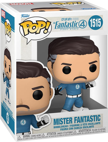 The Fantastic Four: First Steps Mister Fantastic Funko Pop! Vinyl Figure #1515 with Funko Protector (Online Order Only)