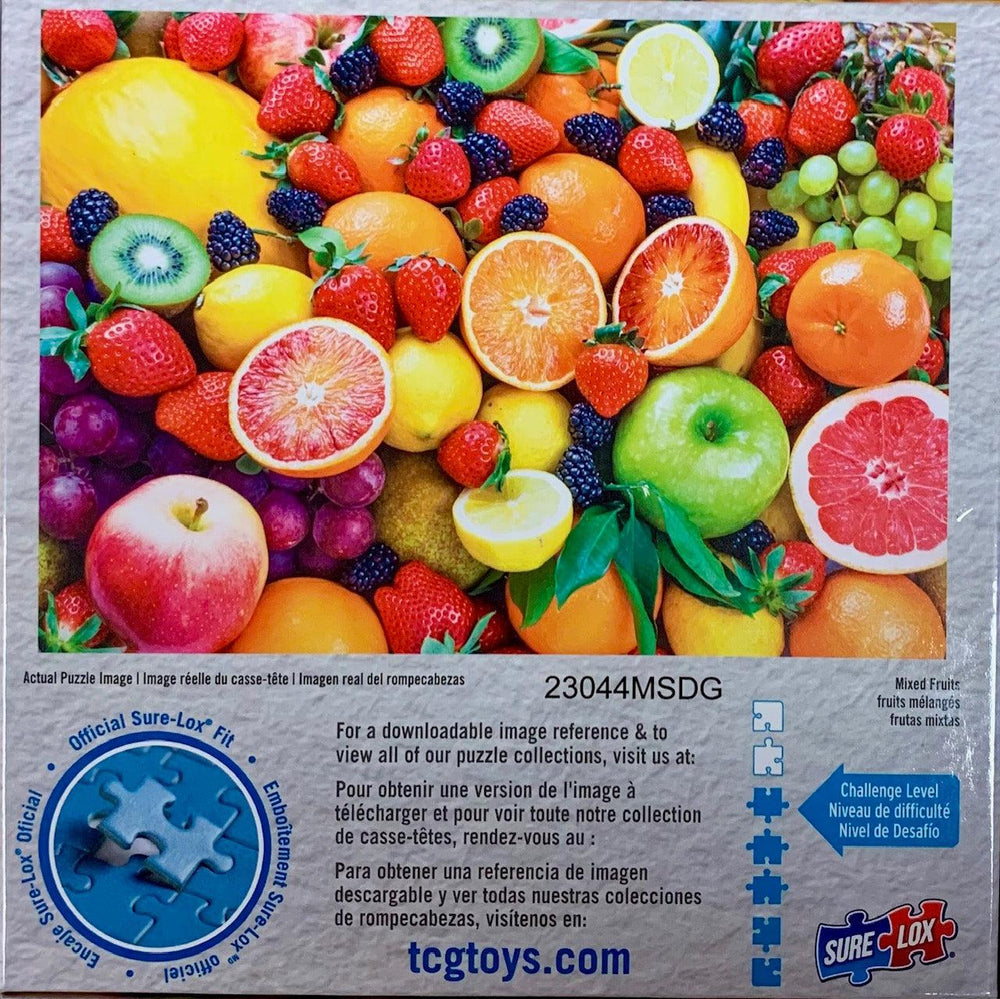 Mixed Fruits Cool Collages 1000 Piece Jigsaw Puzzle Sure Lox (ONLINE ORDER ONLY)