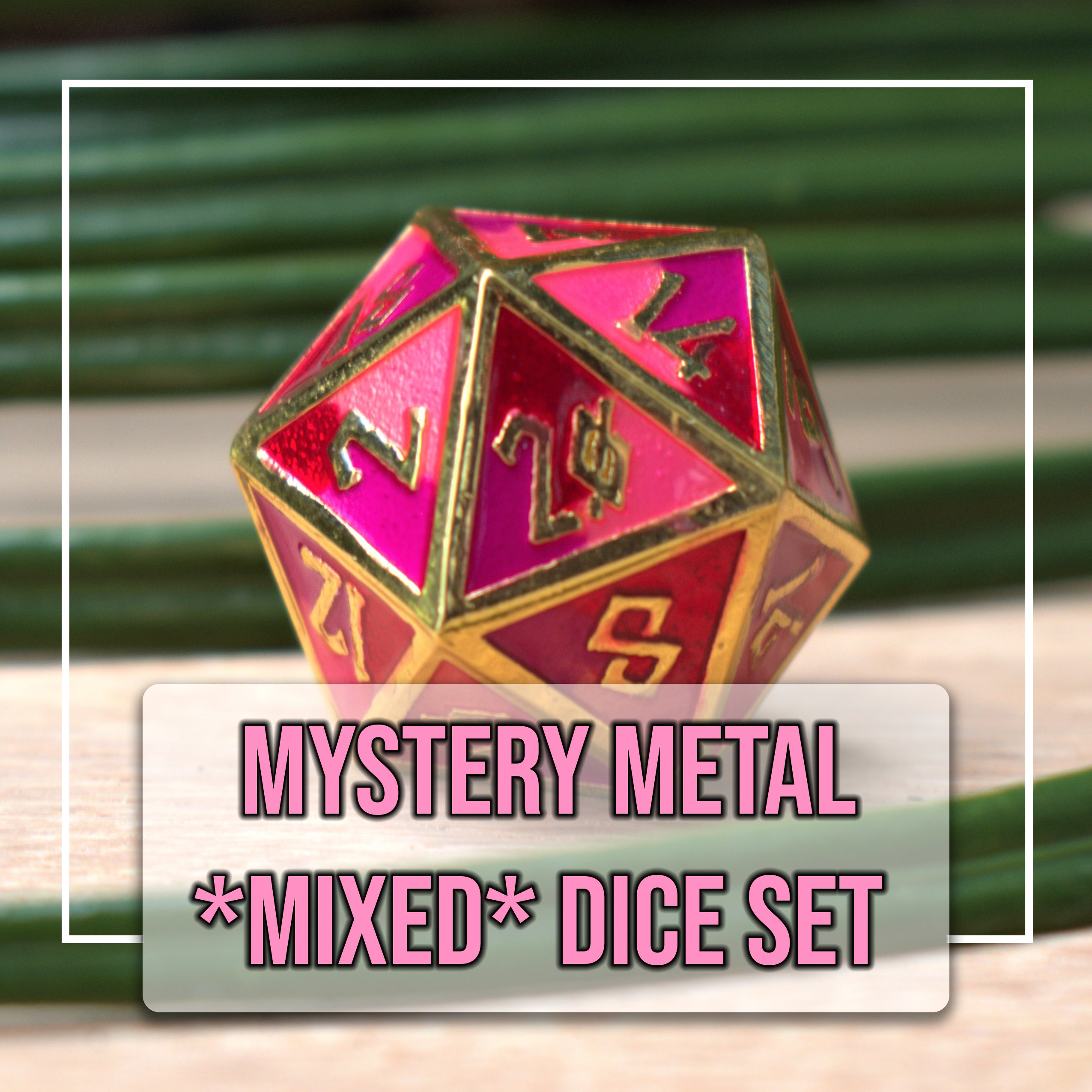 Mystery Metal *Mixed* Dice Set (ONLINE ORDER ONLY)