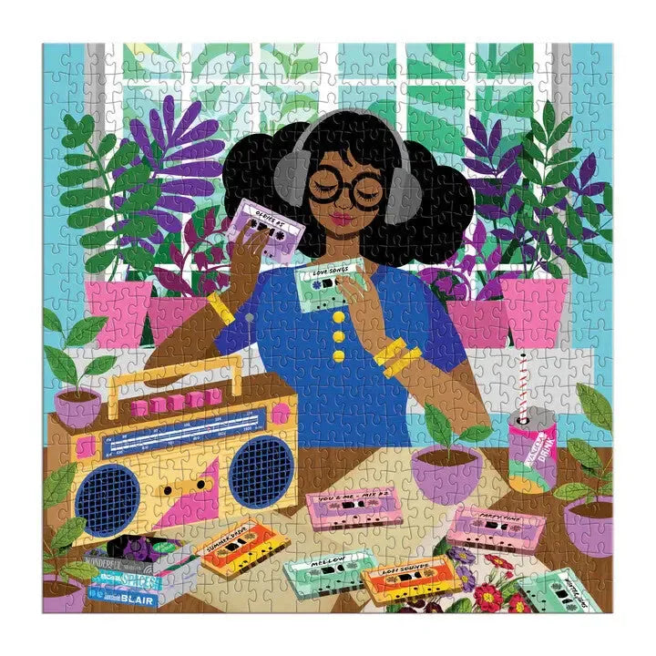 Mixtape Afternoon 500 Piece Jigsaw Puzzle Galison (ONLINE ORDER ONLY)