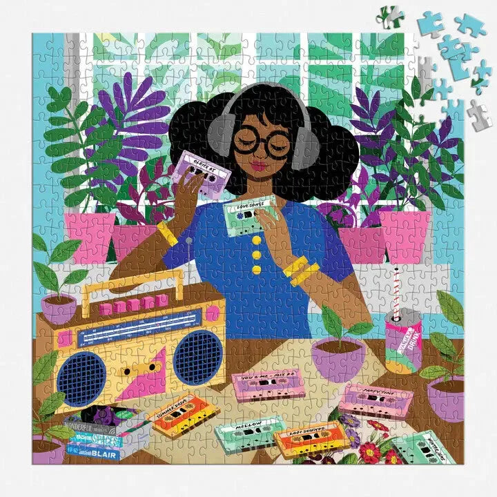 Mixtape Afternoon 500 Piece Jigsaw Puzzle Galison (ONLINE ORDER ONLY)