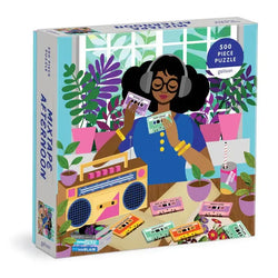 Mixtape Afternoon 500 Piece Jigsaw Puzzle Galison (ONLINE ORDER ONLY)