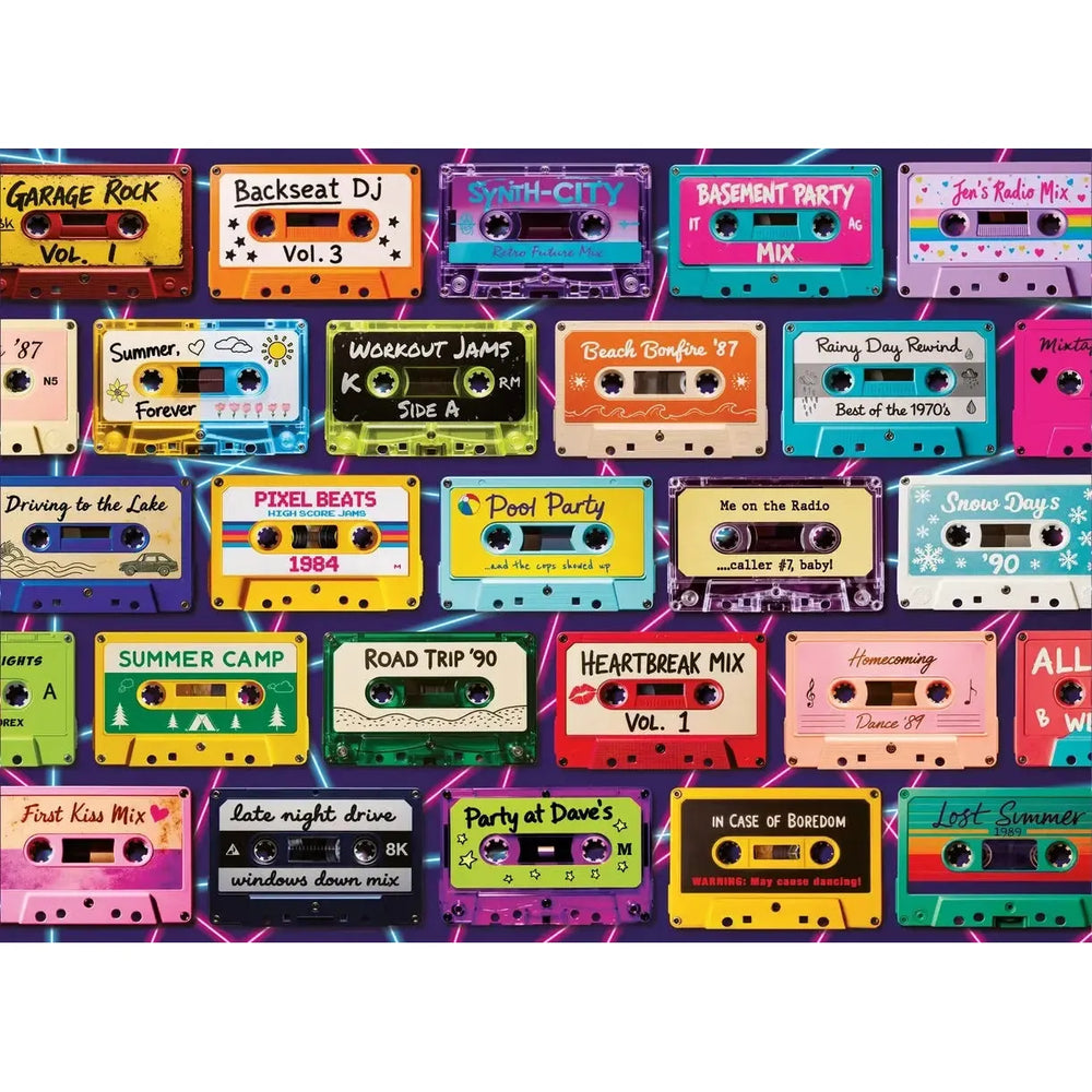 Mixtape Memories 1000 Piece Jigsaw Puzzle Final Piece (ONLINE ORDER ONLY)