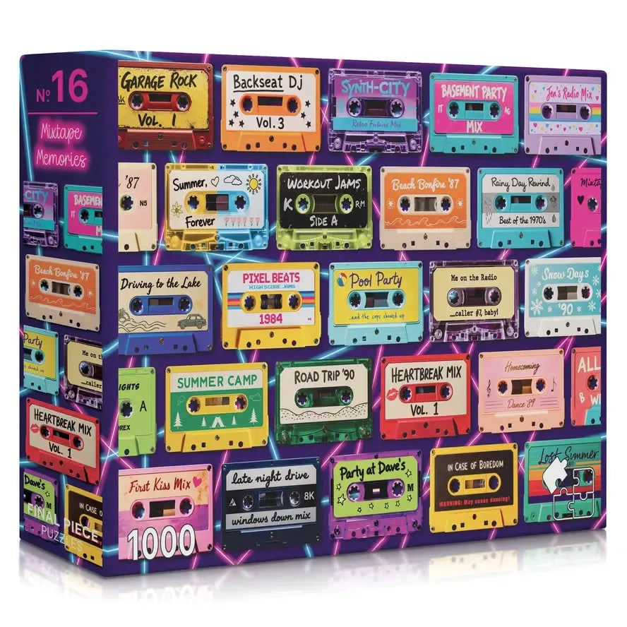 Mixtape Memories 1000 Piece Jigsaw Puzzle Final Piece (ONLINE ORDER ONLY)