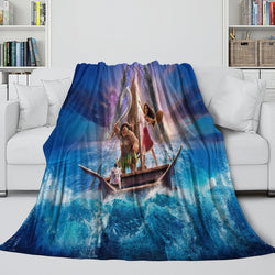 Moana 2 Blanket Flannel Throw Room Decoration (Online Order Only)