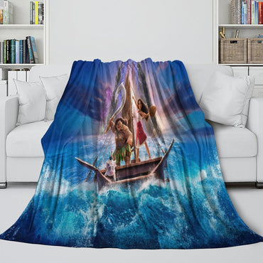 Moana 2 Blanket Flannel Throw Room Decoration (Online Order Only)