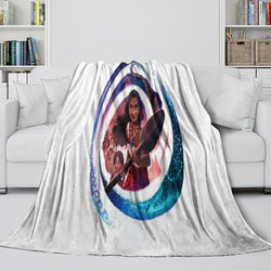 Moana 2 Blanket Flannel Throw Room Decoration (Online Order Only)