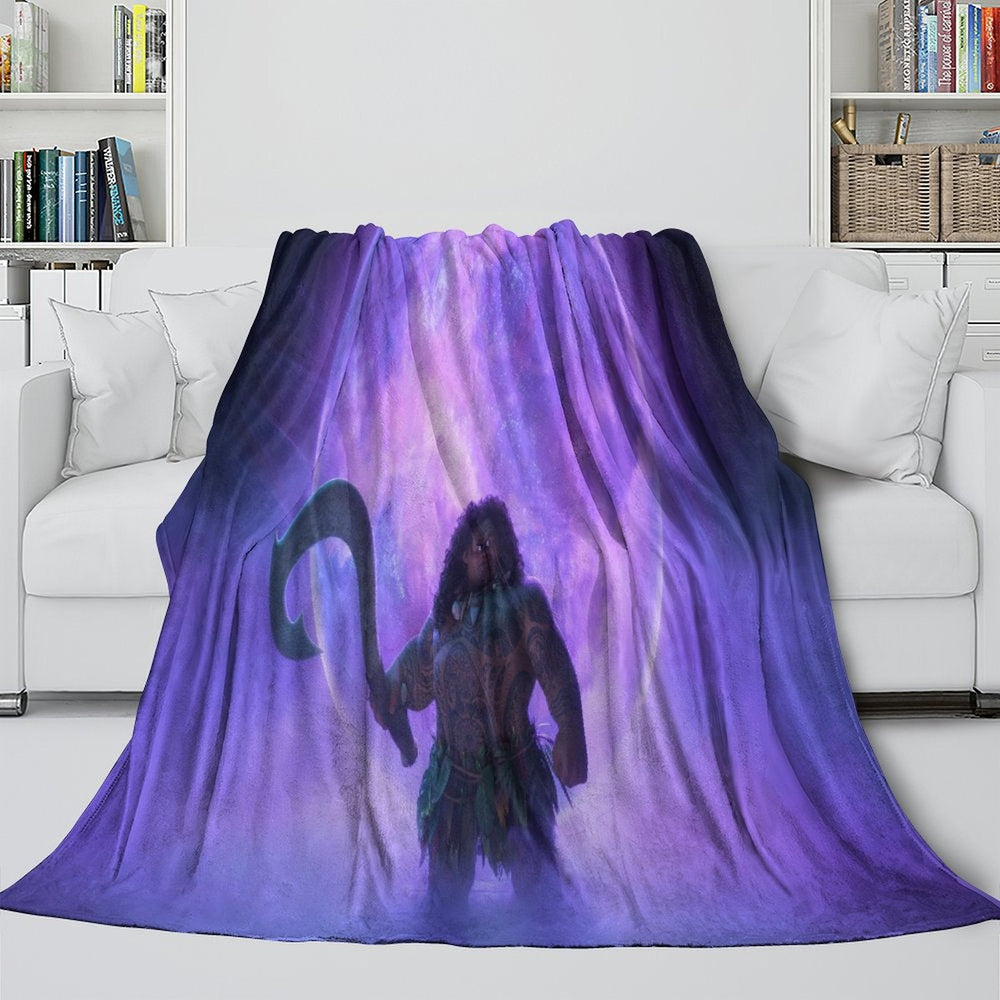 Moana 2 Blanket Flannel Throw Room Decoration (Online Order Only)