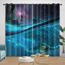 Moana 2 Curtains Blackout Window Drapes Room Decoration (Online Order Only)