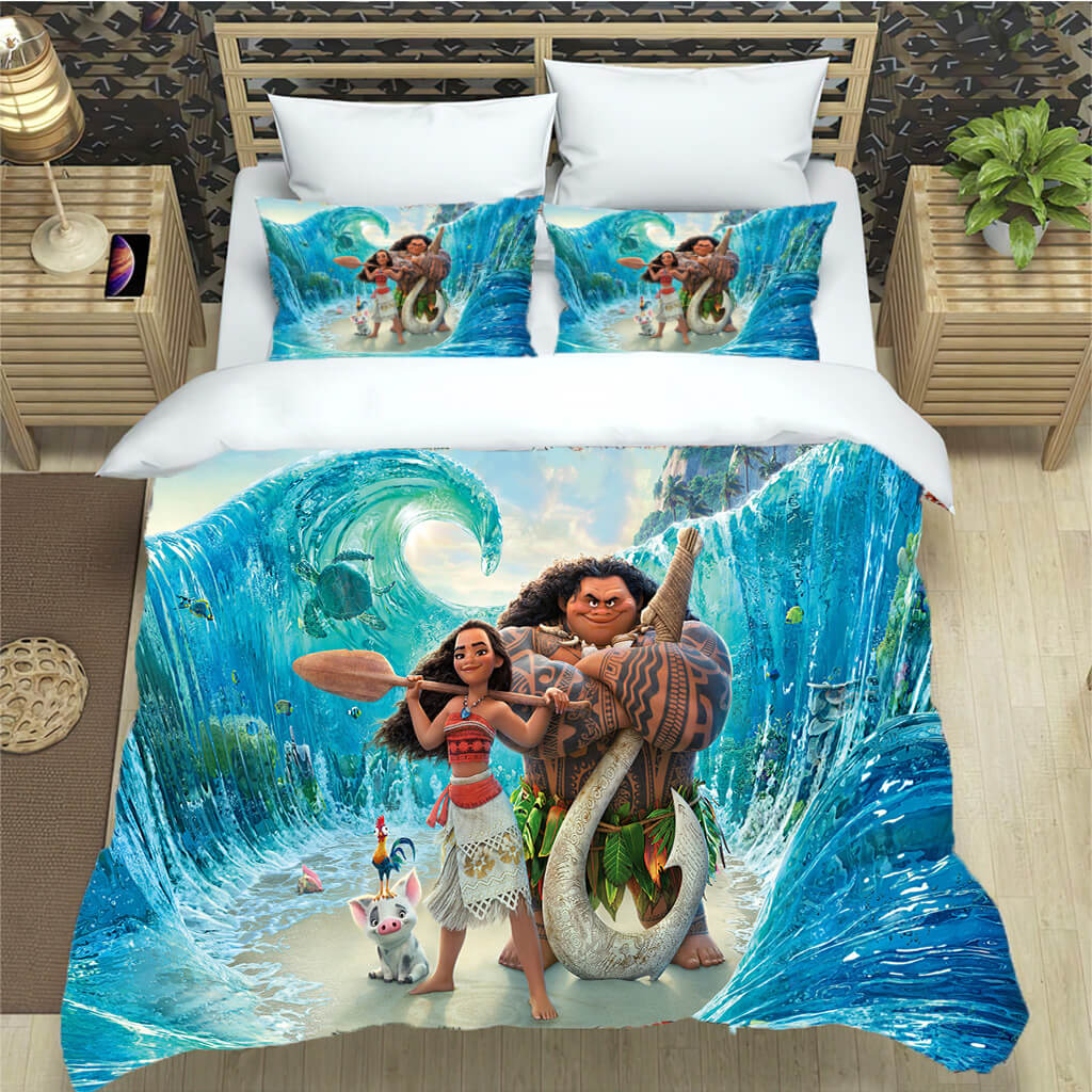 Moana Bedding Set Pattern Quilt Cover Without Filler (Online Order Only)