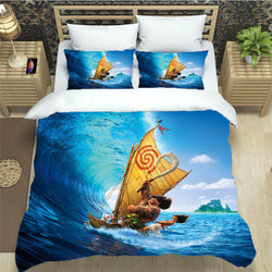Moana Bedding Set Pattern Quilt Cover Without Filler (Online Order Only)