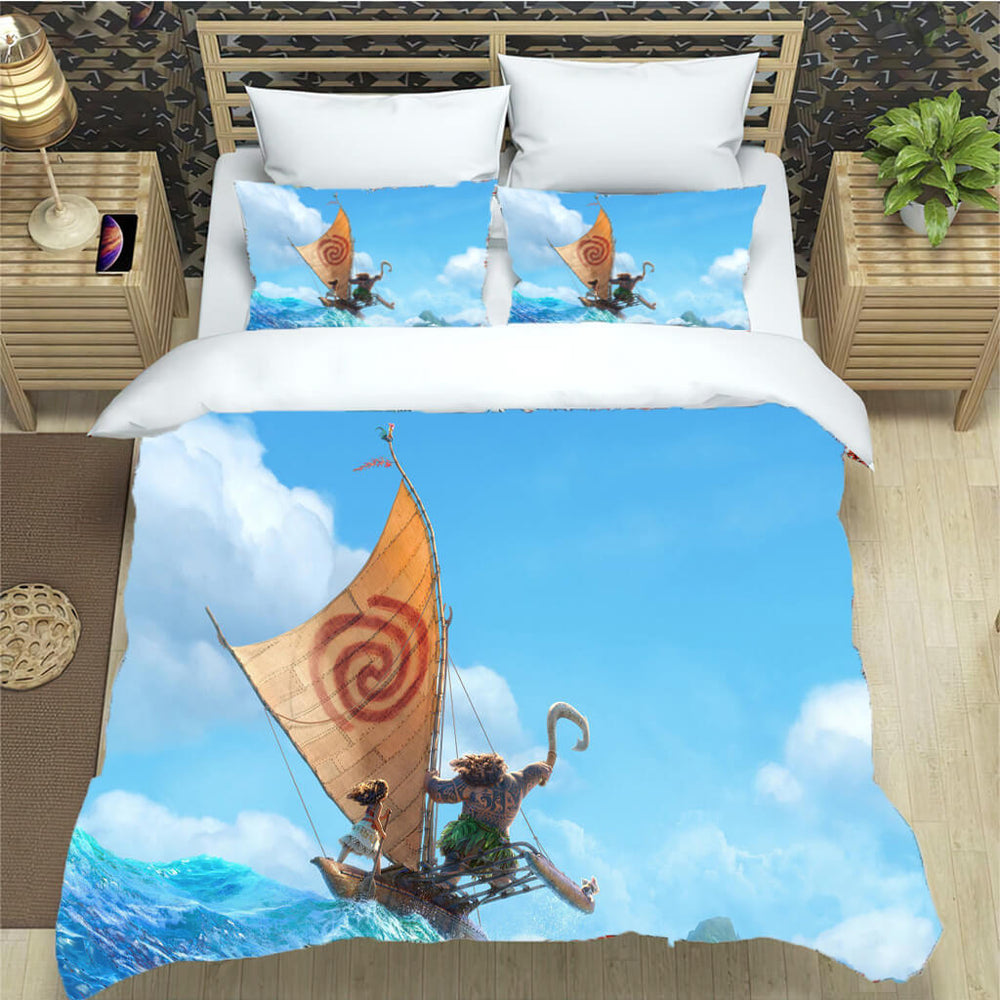 Moana Bedding Set Pattern Quilt Cover Without Filler (Online Order Only)