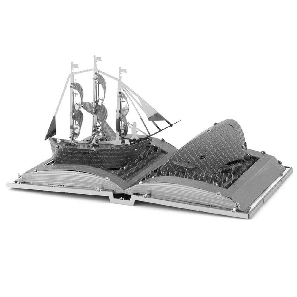 Moby Dick Book Sculpture 3D Steel Model Kit Metal Earth (ONLINE ORDER ONLY)