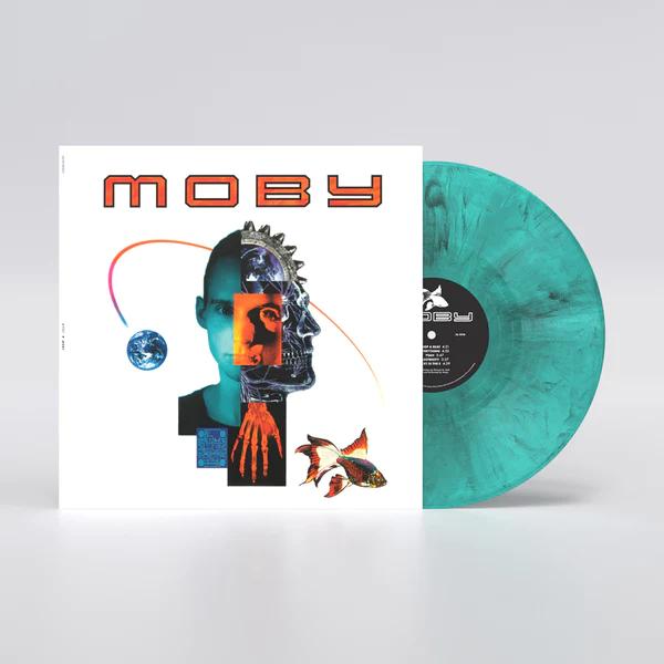 Moby - Moby (Black, White & Blue Marbled Colored Vinyl, 140 Gram Vinyl) [Vinyl] (ONLINE ORDER ONLY)