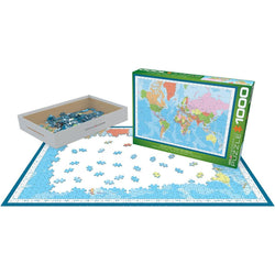 Modern Map of the World 1000 Piece Jigsaw Puzzle Eurographics (ONLINE ORDER ONLY)