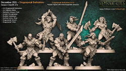 3D Printed Artisan Guild Modular Dragonpeak Barbarians Dragonpeak Barbarians 28mm 32mm (Online Only)