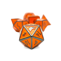 Molten Lava - Norse Themed Metal Dice Set (Online Only)