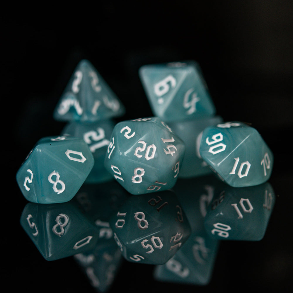 Pre-Order || Monk Class Acrylic Dice Set