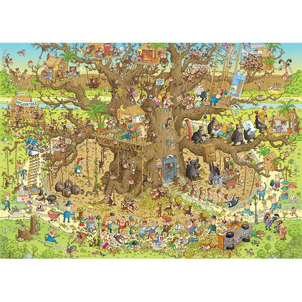 Monkey Habitat Funky Zoo 1000 Piece Jigsaw Puzzle Heye (ONLINE ORDER ONLY)