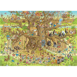 Monkey Habitat Funky Zoo 1000 Piece Jigsaw Puzzle Heye (ONLINE ORDER ONLY)