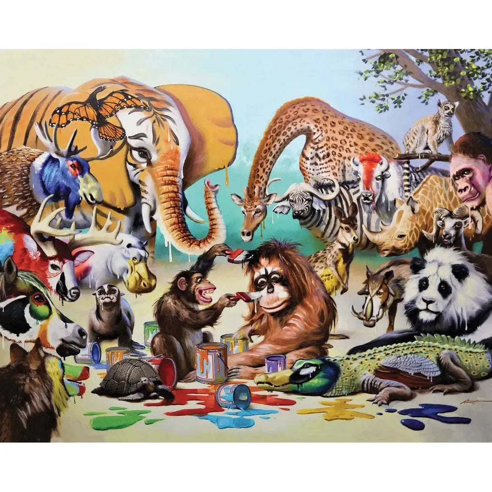 Monkeyangelo 300 Piece Soft Touch Jigsaw Puzzle Crown Point