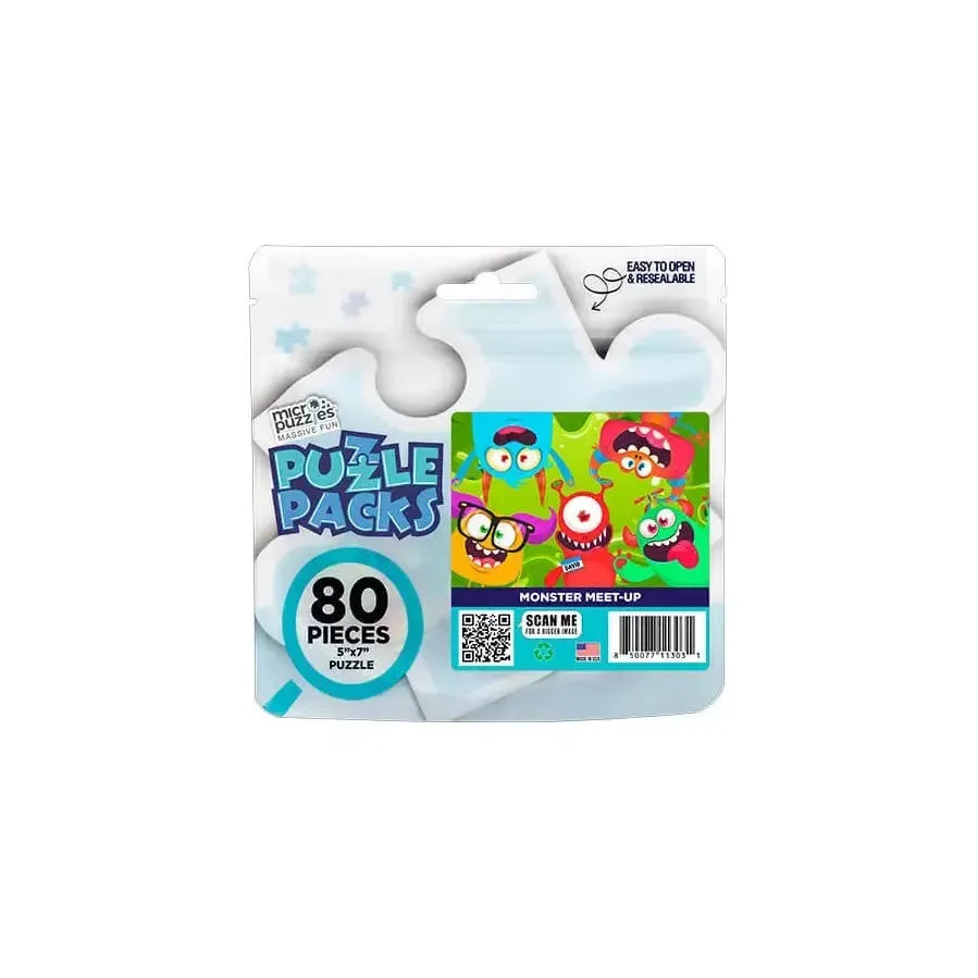 Monster Meet-Up 80 Piece Mini Jigsaw Puzzle Micro Puzzles (ONLINE ORDER ONLY)