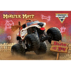 Monster Mutt Monster Jam Lunch Bag & 100 Piece Jigsaw Puzzle Eurographics (ONLINE ORDER ONLY)
